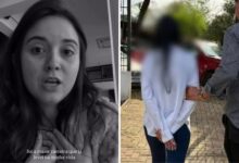 Empresária Júlia Galvão em depoimento nas redes sociais.