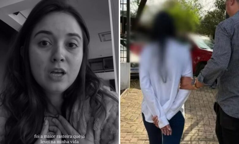 Empresária Júlia Galvão em depoimento nas redes sociais.