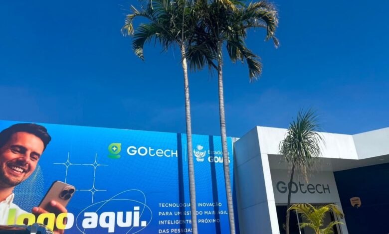 Governador de Goiás, Daniel Vilela, durante coletiva de imprensa.