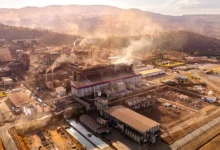 Imagem de uma área de mineração de terras raras em Goiás.