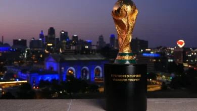 Imagem da Taça da Copa do Mundo 2026.