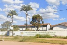Fachada do Colégio Estadual Professor Sérgio Fayad Generoso em Formosa.