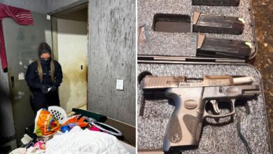 Policiais civis durante operação de cumprimento de mandados.