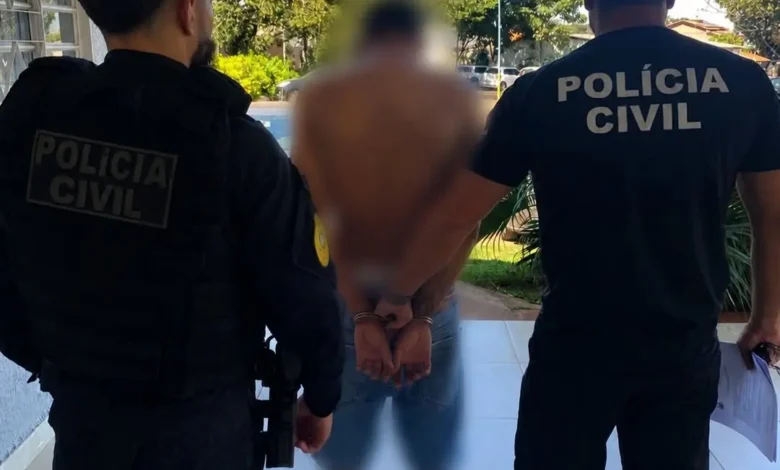 Viatura da Polícia Civil de Goiás em ação.