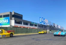 Vista do Autódromo Internacional Ayrton Senna em Goiânia.