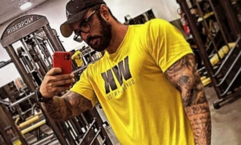Imagem de Douglas Lenon Gonçalves Martins, personal trainer, vítima de ataque em Campo Grande.