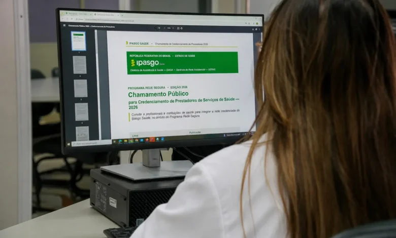 Sede do Ipasgo em Goiás, onde novos profissionais de saúde podem se credenciar.