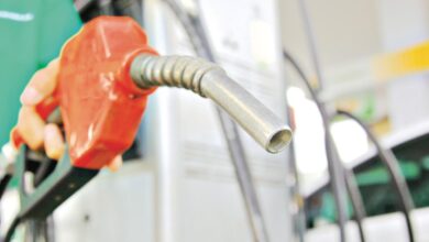 Bombas de combustível em posto do interior de Goiás com preços de etanol.