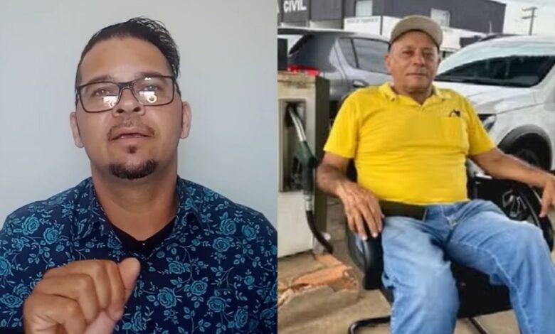 Evangelista Flávio Lourenço de Oliveira, de Goiânia, suspeito de matar o pai.