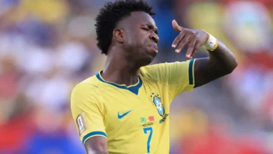 Jogadores da Seleção Brasileira em campo durante a Copa do Mundo de 2026.