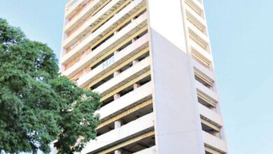 Prédio abandonado no centro de Goiânia que será reformado.