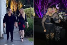 Juliana Cavalheiro e Mariana Brandão, cover e sósia de Marília Mendonça, em Goiânia.