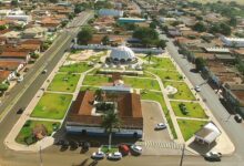 Urna eletrônica em seção eleitoral de Joviânia.
