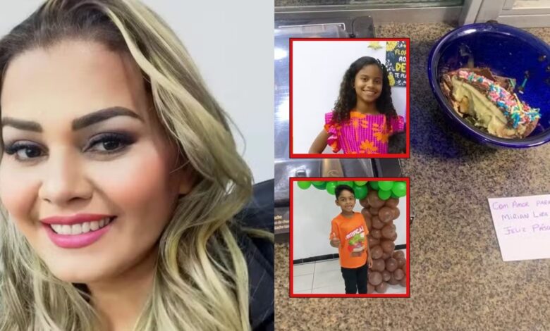 Material apreendido com Jordélia Pereira Barbosa, suspeita de envenenar família com ovo de Páscoa no Maranhão.