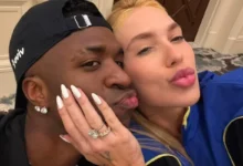 Vini Jr. e Virginia Fonseca em uma montagem de fotos de redes sociais.