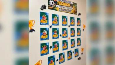 Figurinhas da Copa com bebês em UTI Neonatal de Brasília.