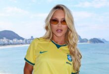 Virginia Fonseca em passeio turístico nos EUA antes de retornar ao Brasil.
