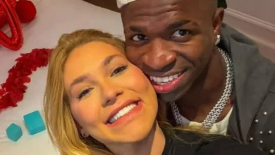 Vini Jr. comenta em post de Virginia Fonseca nas redes sociais.
