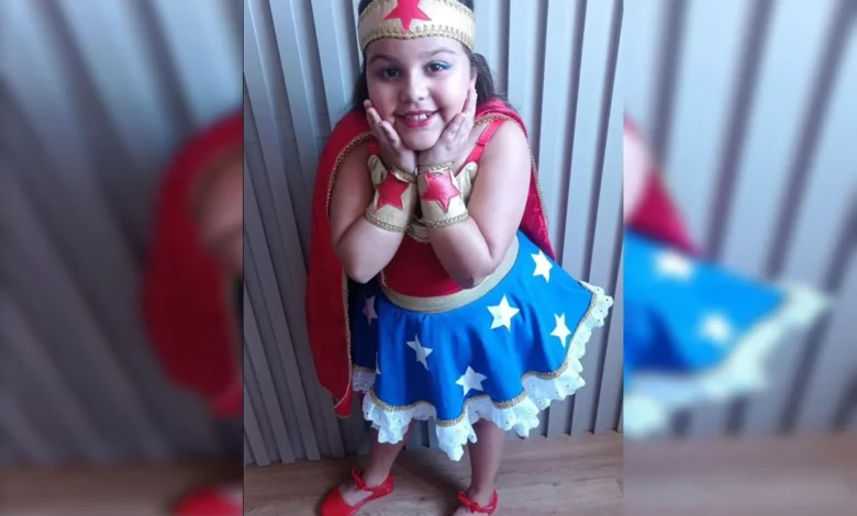 Imagem de Valentina Nobre Lima, menina de 11 anos vítima de picada de escorpião.