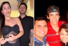 Gusttavo Lima e sertanejos em boate de Goiânia.