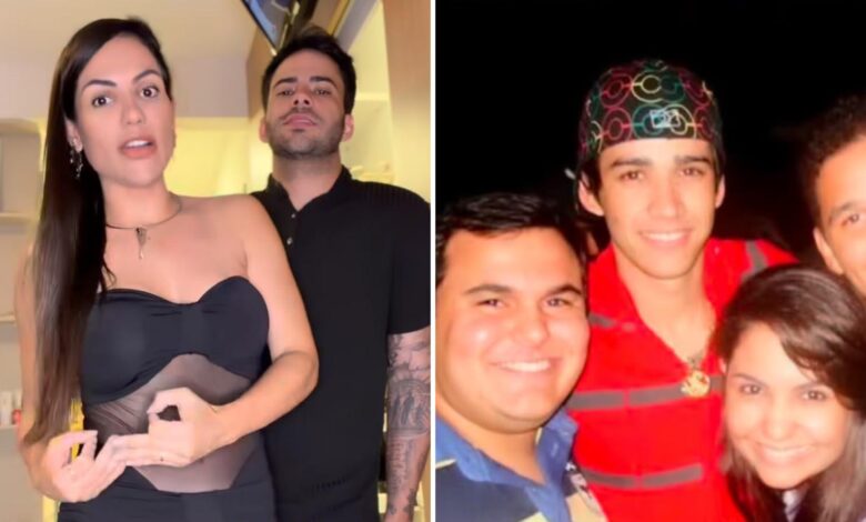 Gusttavo Lima e sertanejos em boate de Goiânia.