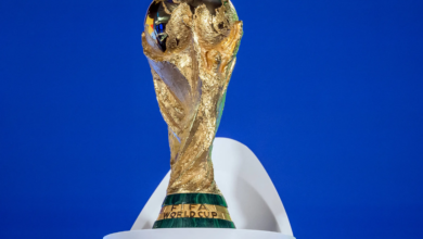 Imagem da taça da Copa do Mundo de 2026.