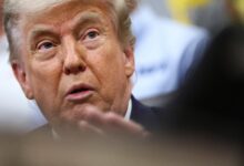 Donald Trump sentado no Salão Oval, em maio de 2026.
