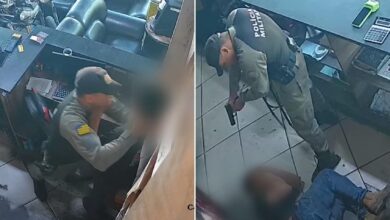 Imagem de um policial militar em Goiás.