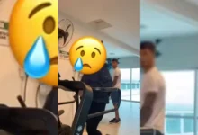 Interior de academia com equipamentos de ginástica.