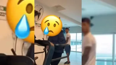 Interior de academia com equipamentos de ginástica.