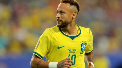 Neymar jogando pela seleção brasileira em 2026.