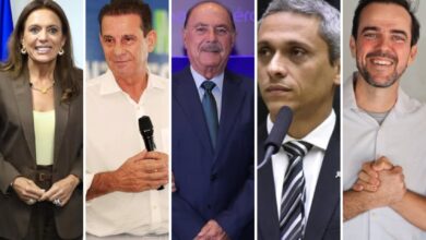 Gracinha Caiado e Vanderlan Cardoso, líderes na pesquisa Quaest para o Senado em Goiás.