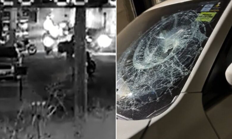 Casa danificada em Anápolis após invasão de entregadores.