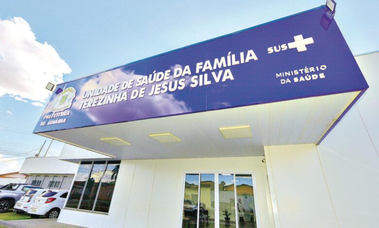 Obras de unidades modulares de saúde em Goiânia.