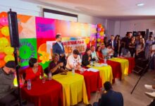 Membros do PSB durante o Congresso Estadual em Goiás.