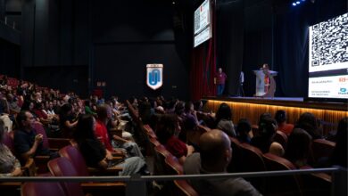 Evento ConectaRH com diversas pessoas participando em Goiânia.