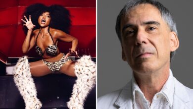 Gaby Amarantos e Arnaldo Antunes no Festival Bananada em Goiânia.