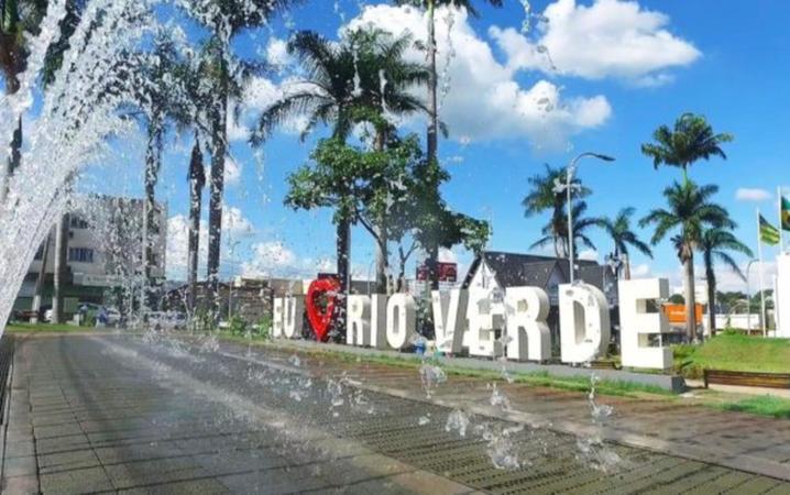 Vista da cidade de Rio Verde, onde será realizado o concurso para auditor fiscal.