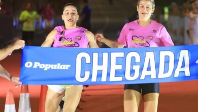 Participantes da Deu Match Run correndo no Parque Areião em Goiânia.