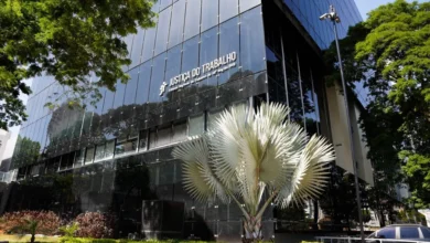 Imagem do prédio do Tribunal Regional do Trabalho de Goiás.