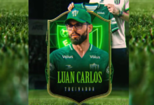 Luan Carlos, novo treinador do Rio Verde, em coletiva de imprensa.