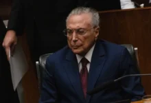 Michel Temer em pronunciamento sobre o STF.