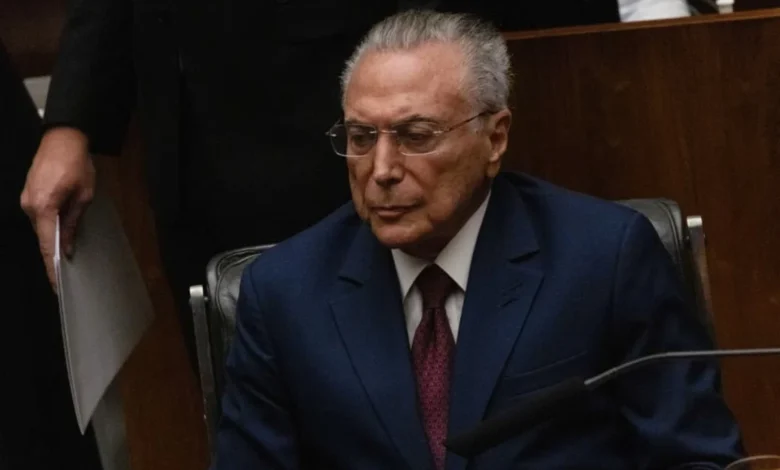 Michel Temer em pronunciamento sobre o STF.