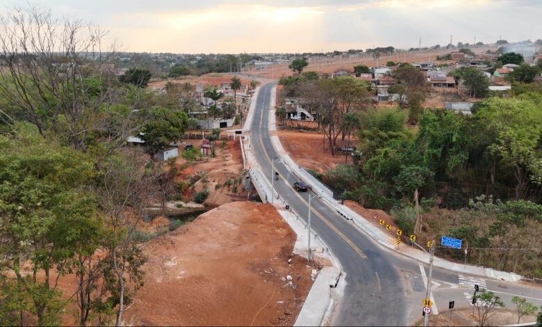 Ponte Colinas de Homero em Aparecida de Goiânia.