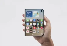 Novo iPhone Duo da Apple com tela dobrável.