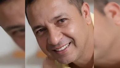 Viatura da polícia em frente a uma residência em Itapoá.