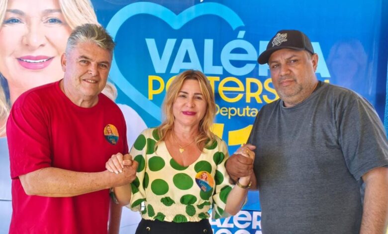 Valéria Pettersen em reunião com organizadores de eventos automotivos em Goiás.