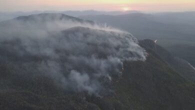 Incêndio no Parque Nacional da Chapada dos Veadeiros.