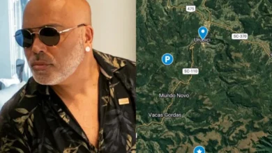 Helicóptero desaparecido na serra catarinense com o cantor Rick a bordo.