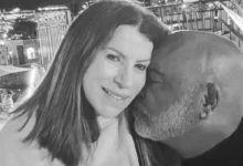 Geralda Helena e Rick Sollo em um momento juntos.